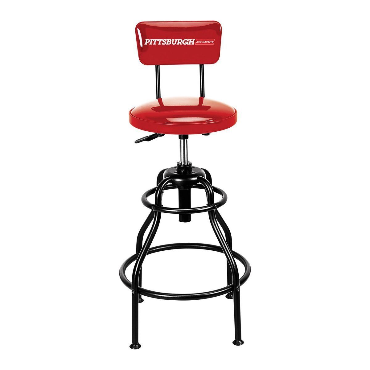 Coupons for PITTSBURGH AUTOMOTIVE Adjustable Shop Stool with Backrest