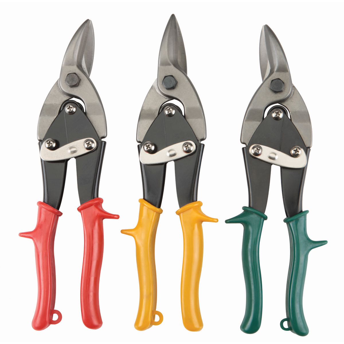 PITTSBURGH Aviation Snips – 3 Pc. – Item 62157 / 56479 / 69000 – Harbor