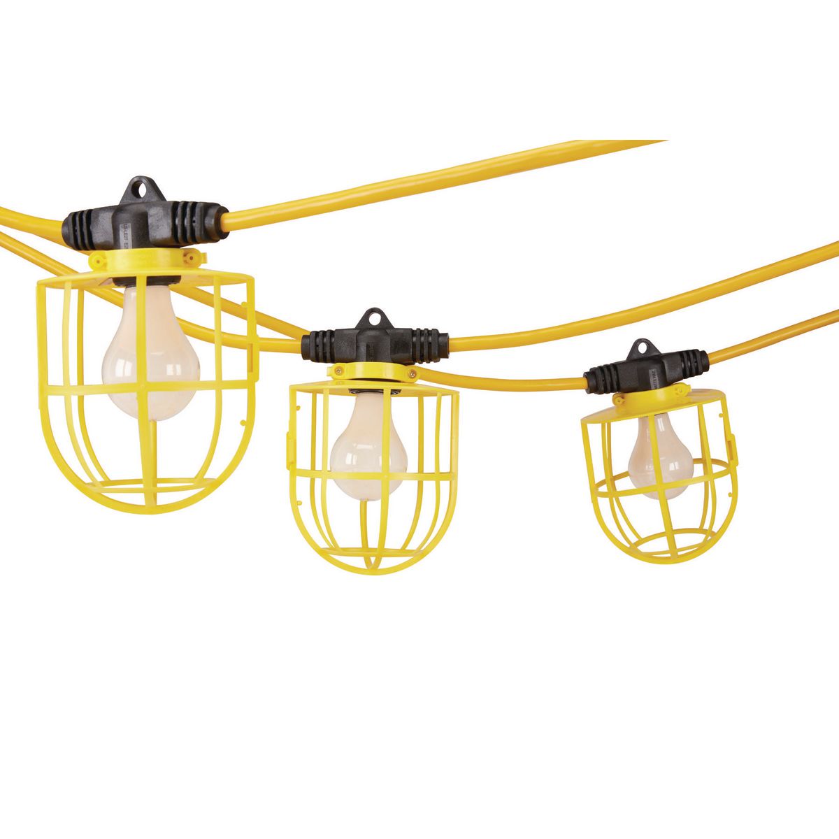 LUMINAR WORK 50 Ft. 5 Bulb Jobsite Light String – Item 63939 – Harbor