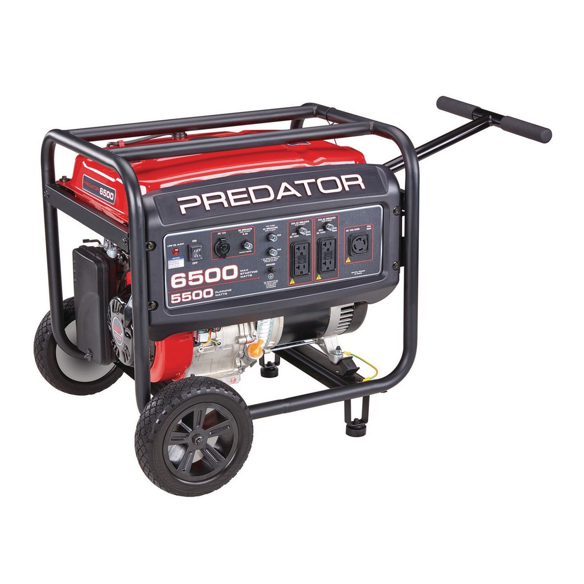 PREDATOR 6500 Watt Max Starting Gas Powered Generator – Item 63966
