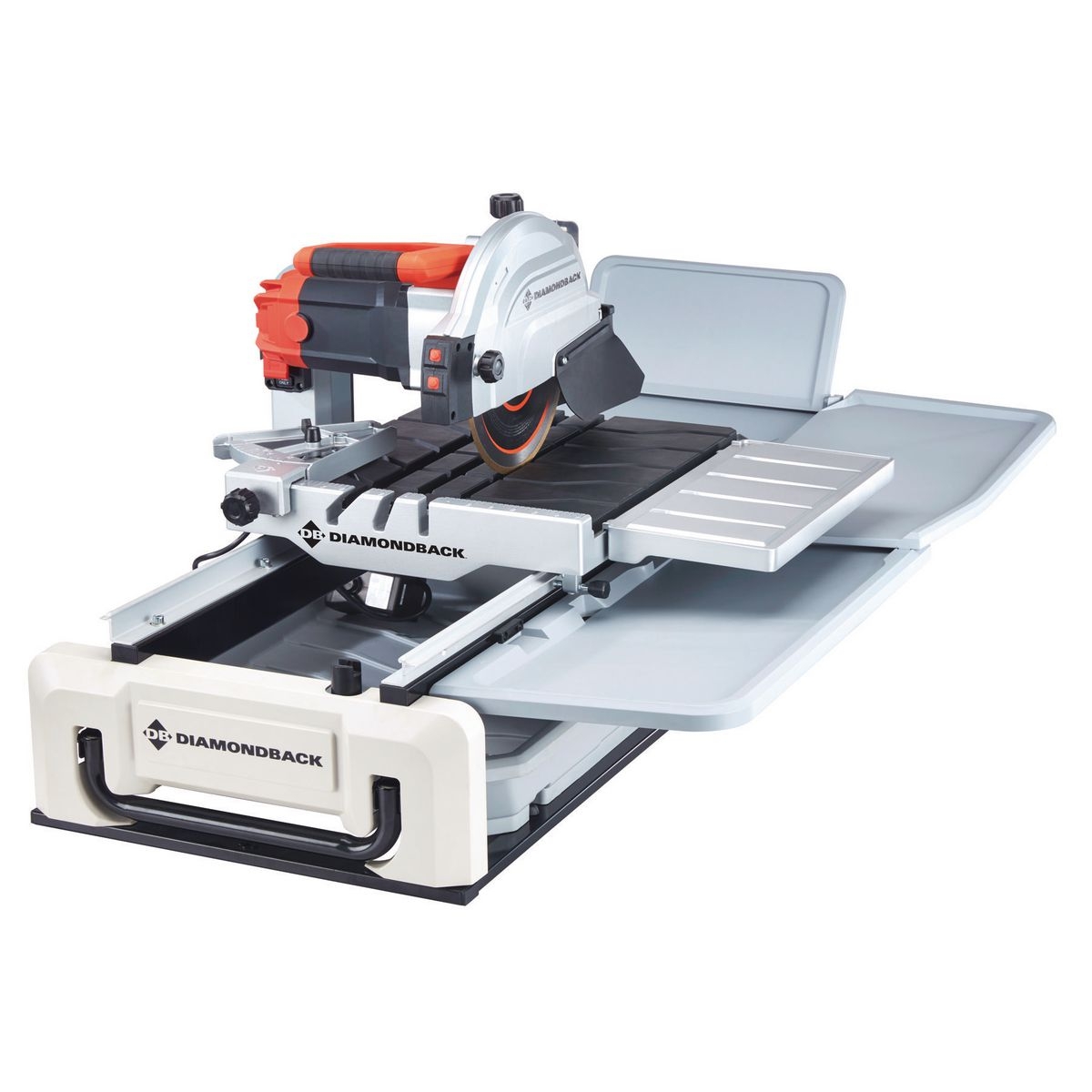DIAMONDBACK 15 Amp 10 in. Wet Tile Saw with Sliding Table and Extended