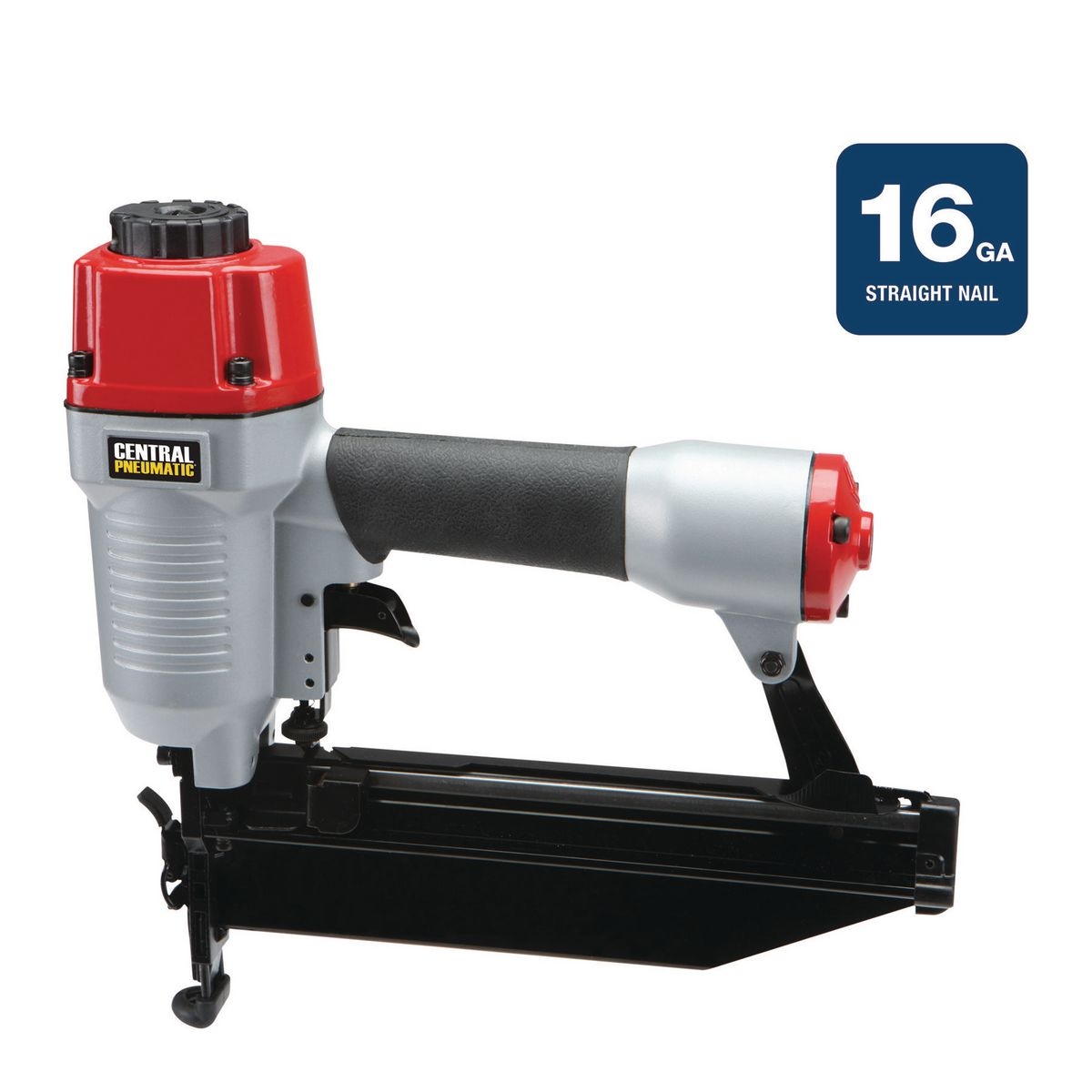 CENTRAL PNEUMATIC 16 Gauge Finish Air Nailer – Item 68023 / 61797