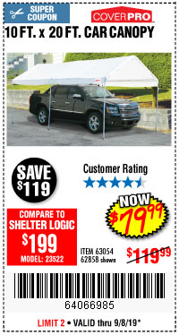 Get The Lowest Prices Of The Year On These Canopies And Portable Sheds Harbor Freight Coupons