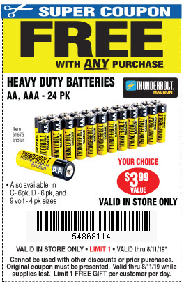 Harbor on sale freight batteries