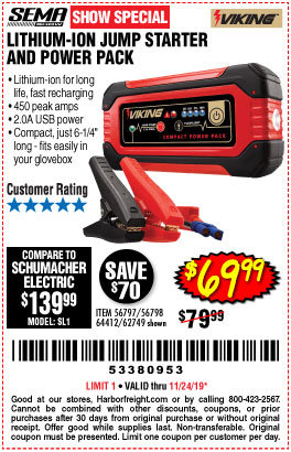 SEMA Show Savings! – Harbor Freight Coupons