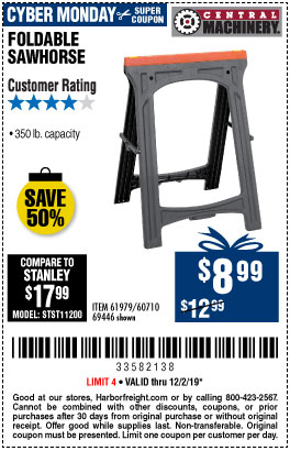 Cyber Monday Deals at Harbor Freight 