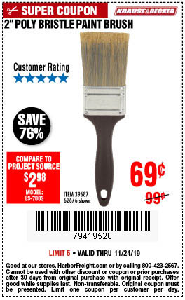 2 in. Professional Paint Brush