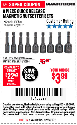 Great Holiday Gifts – Harbor Freight Coupons