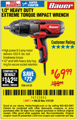 1/2 in. Heavy Duty Extreme Torque Impact Wrench