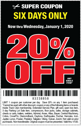 New Year S Sale Harbor Freight Coupons