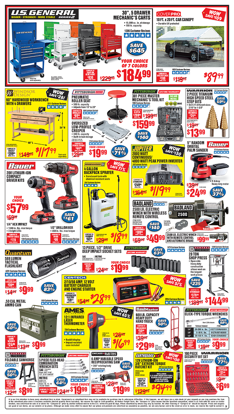 Shop Our HUGE Parking Lot Sale! Harbor Freight Coupons