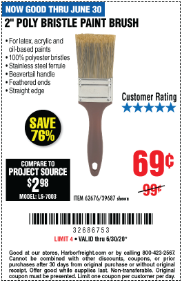 2 in. Professional Paint Brush