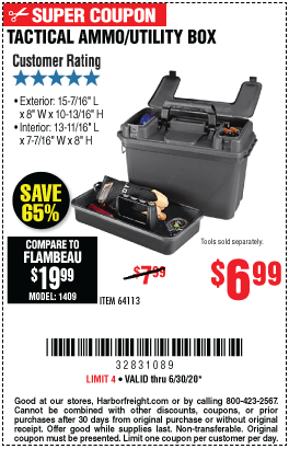 Ammo Boxes - Harbor Freight Tools