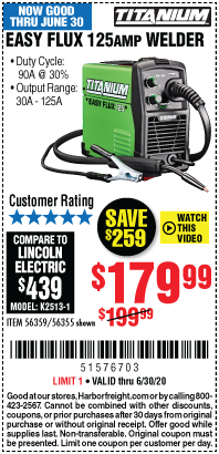 Great Deals on Titanium Welders! – Harbor Freight Coupons