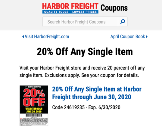 Does Harbor Freight Accept Expired Coupons Harbor Freight Coupons
