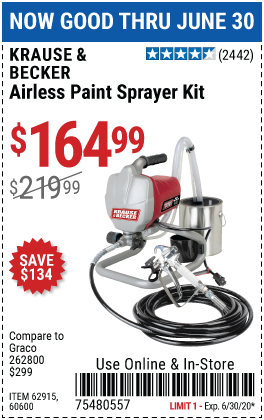 Airless Paint Sprayer Kit