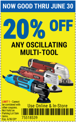 20% off Oscillating Multi-Tools 75518539