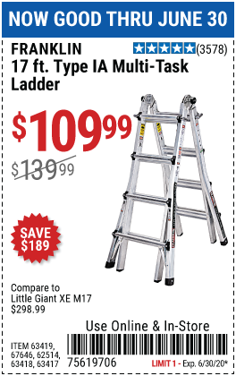 17 Ft. Type IA Multi-Task Ladder