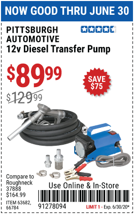 12V Diesel Transfer Pump