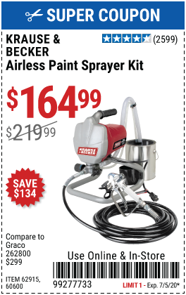 Airless Paint Sprayer Kit
