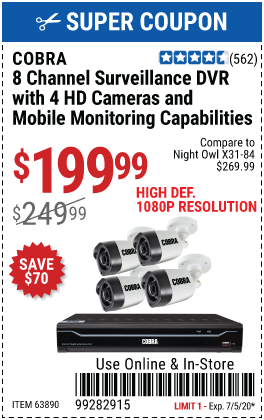 harbor freight security cameras