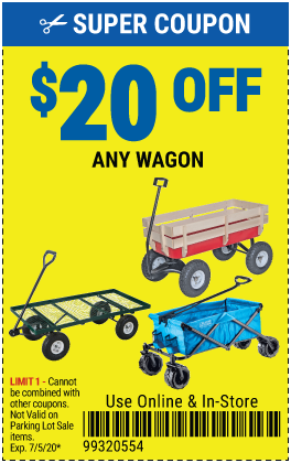 $20 Off Wagons (60359  60570 56177)