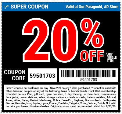 Harbor Freight Tools – Now Open In Paragould, AR! – Harbor Freight Coupons