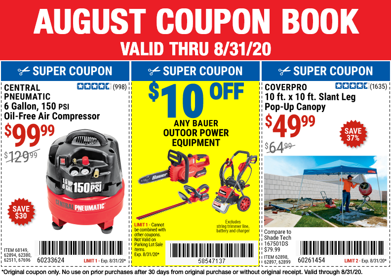 Download Harbor Freight 20 Off Coupon October 2020 Background