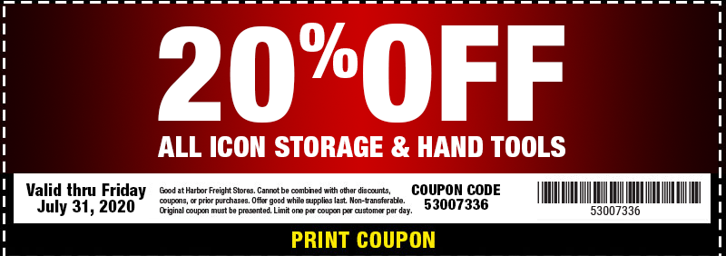 Our BEST Prices Ever on ICON Tool Storage! – Harbor Freight Coupons