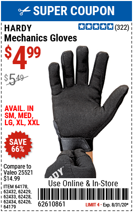 Mechanics Gloves X-Large