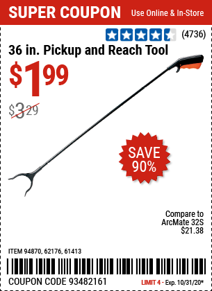 36 in. Pickup and Reach Tool