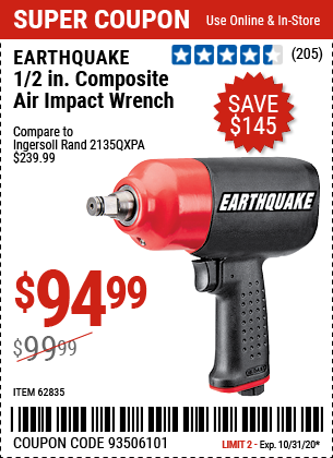1/2 in. Composite Air Impact Wrench