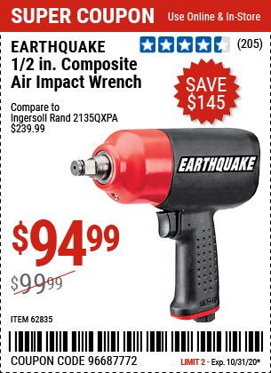 1/2 in. Composite Air Impact Wrench