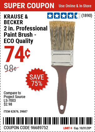 2 in. Professional Paint Brush - ECO Quality