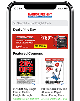 Download the Harbor Freight Tools App - Harbor Freight Coupons