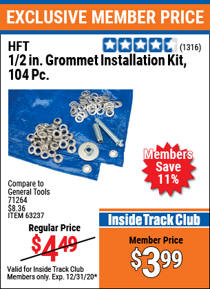 How To Use Harbor Freight Grommet Installation Kit Item 63237
