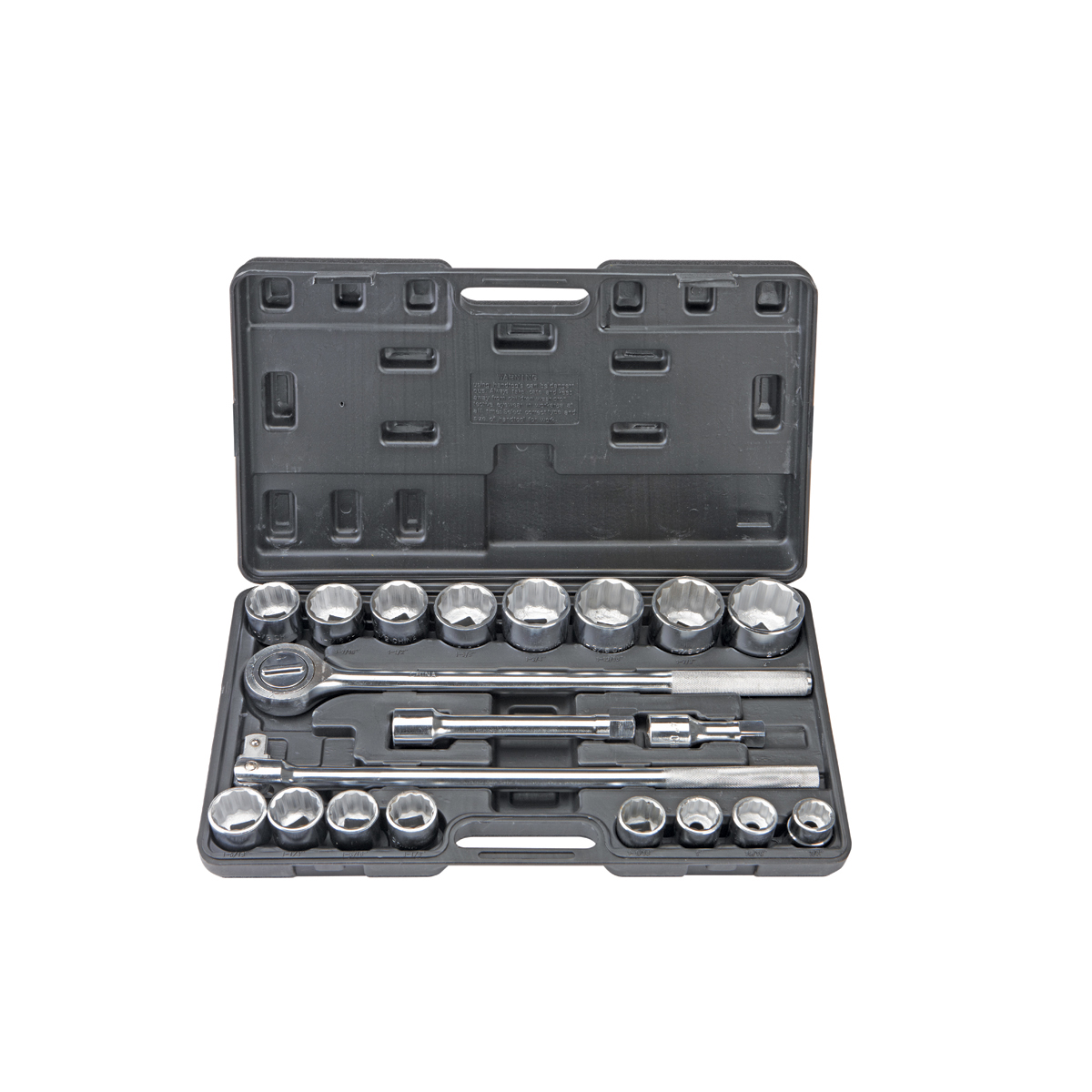 PITTSBURGH 3/4 in. Drive SAE Jumbo Heavy Duty Socket Set 20 Pc. - Item 40996 / 03994 / 64560 / 69878