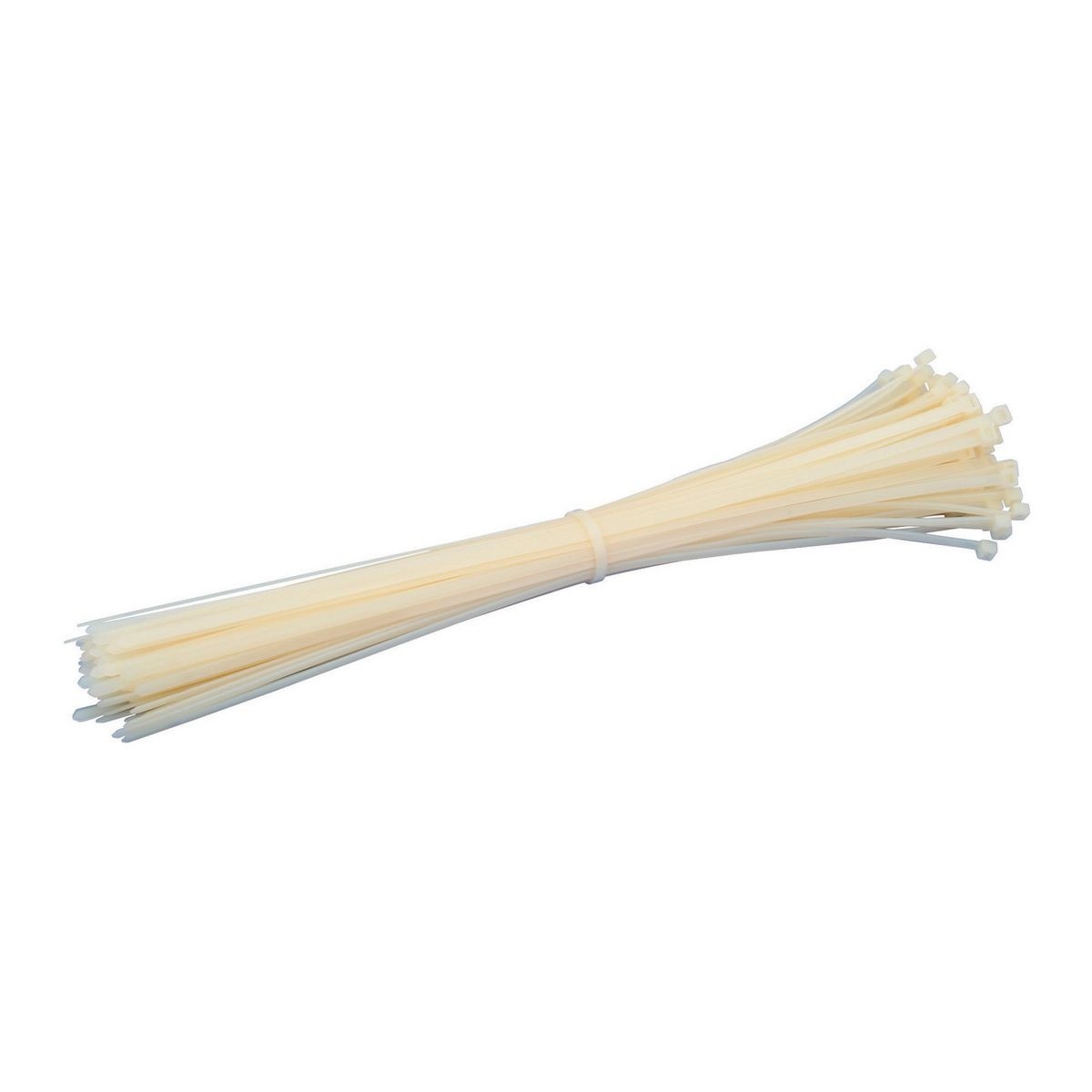 STOREHOUSE 15 in. White Cable Ties 100 Pk. - Item 56018 / 60256 / 69410