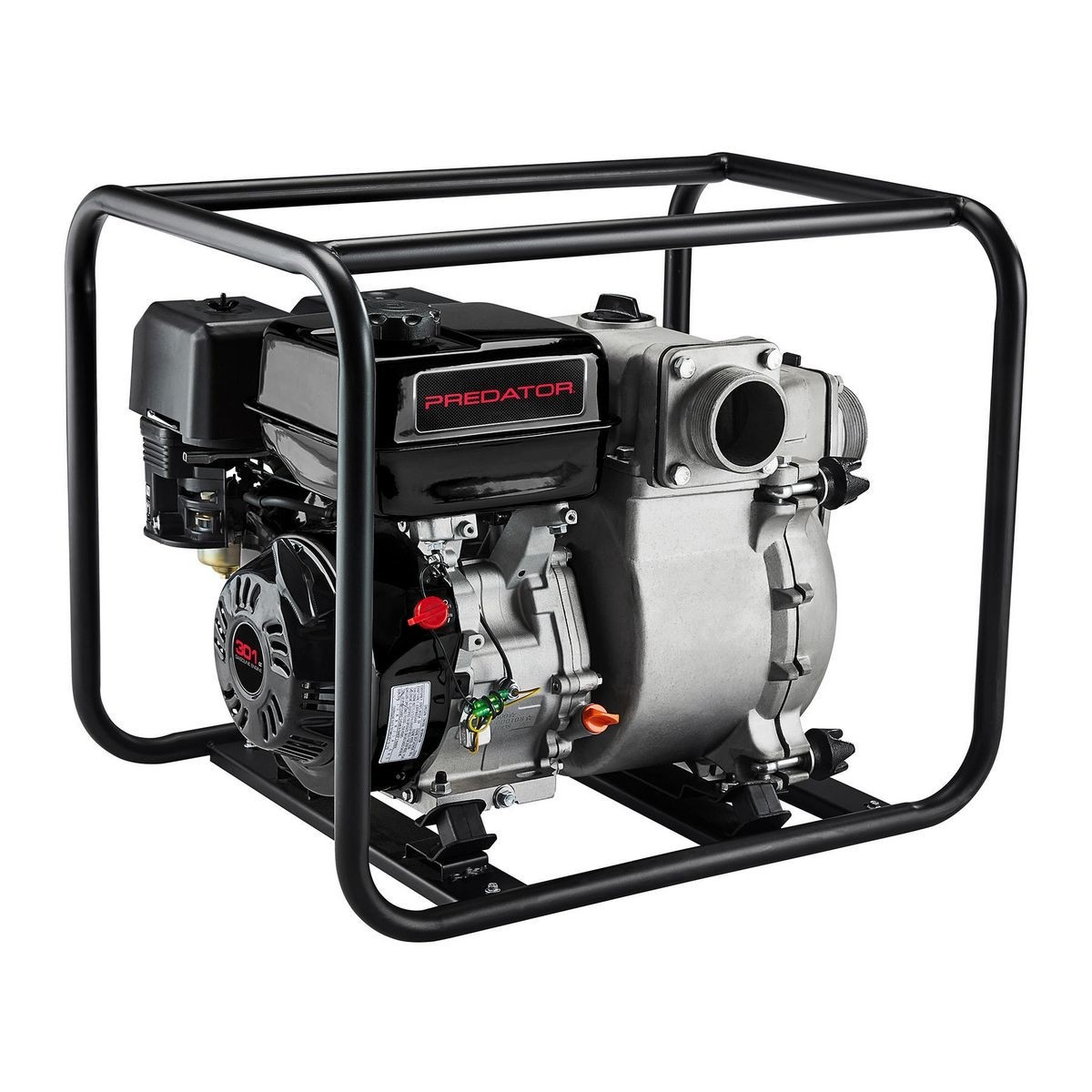PREDATOR 3 In. 301cc Gasoline Engine Full-Trash Water Pump - 23000 GPH – Item 56718