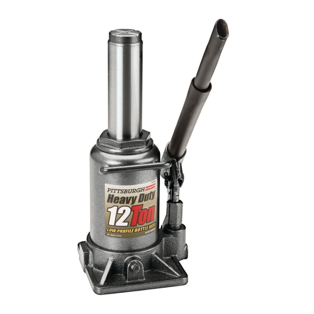 PITTSBURGH 12 Ton Hydraulic Low Profile Bottle Jack – Item 56738