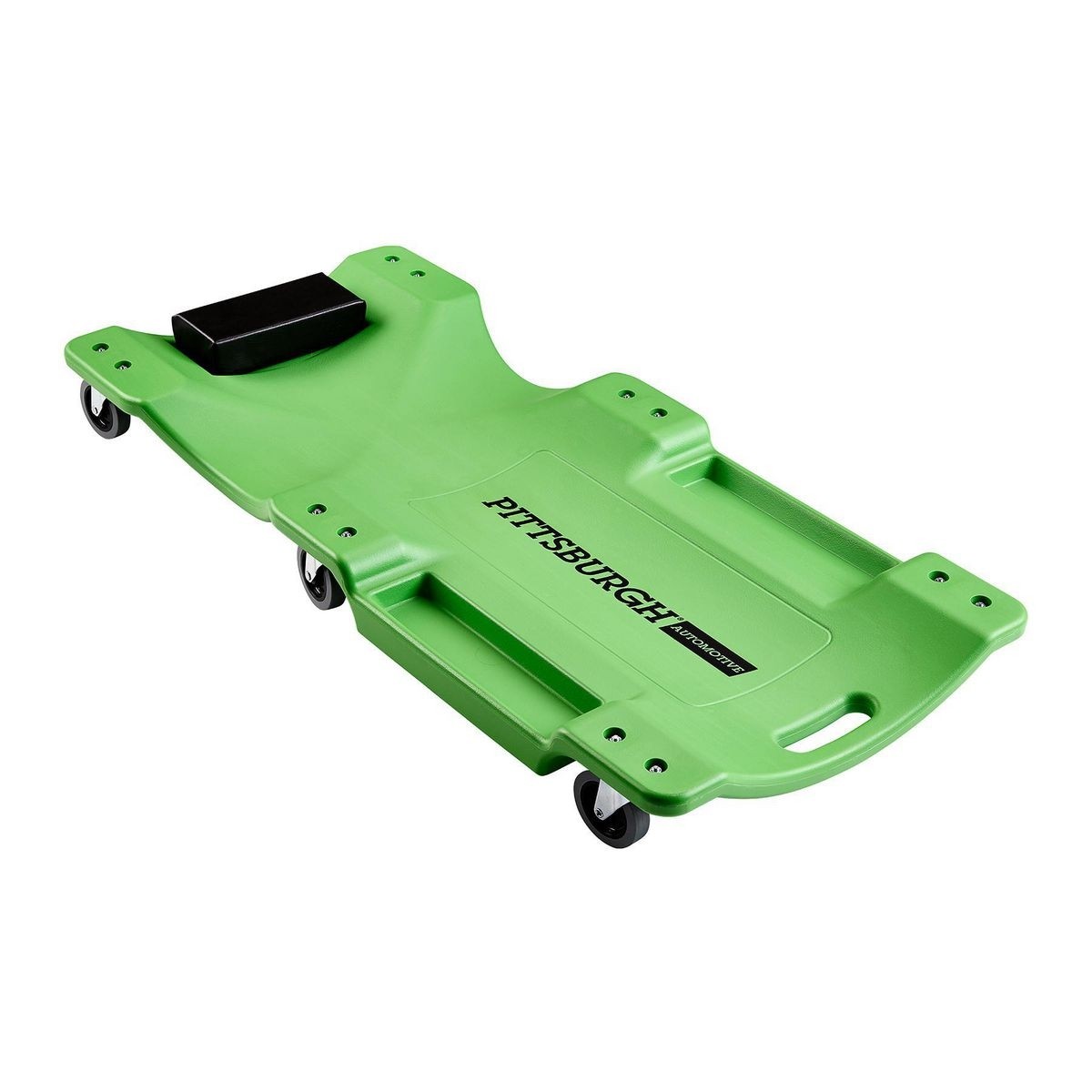 PITTSBURGH AUTOMOTIVE 40 In. 300 Lb. Capacity Low-Profile Creeper - Green - Item 57310