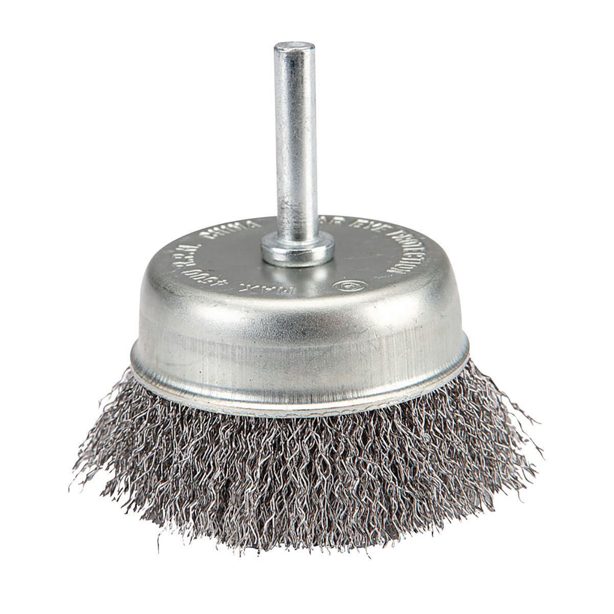 WARRIOR 3 in. Wire Cup Brush with 1/4 in. Shank - Item 60320 / 42857