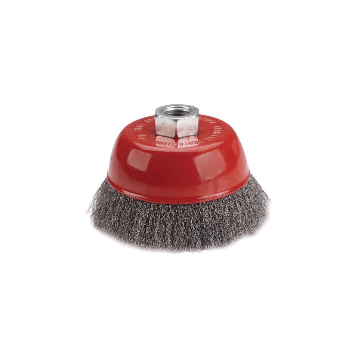 WARRIOR 4 in. Crimped Wire Cup Brush - Item 60321 / 63525 / 65050