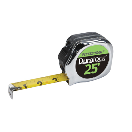 PITTSBURGH 25 ft. x 1 in. QuikFind Duralock Tape Measure - Item 60408