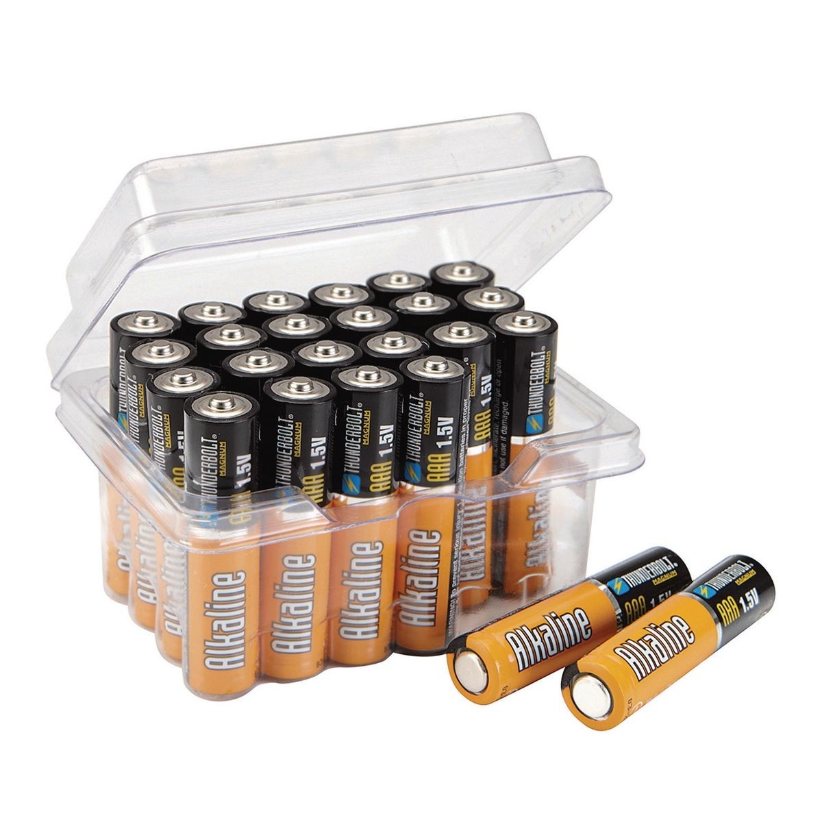 THUNDERBOLT AAA Alkaline Batteries - 24 Pk. – Item 61270 / 92405