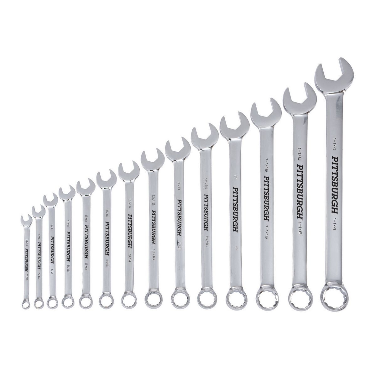 PITTSBURGH SAE V-Groove Combination Wrench Set 14 Pc. - Item 61399 / 61726