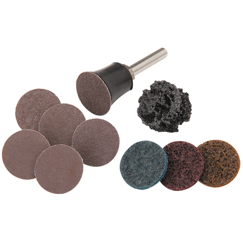 WARRIOR 1 in. Surface Sanding Disc Kit - Item 61562