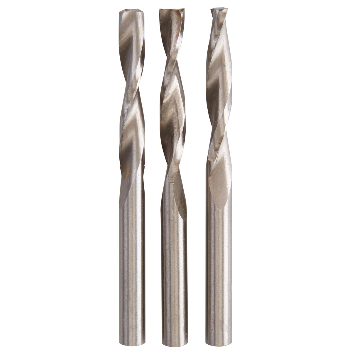 WARRIOR 1/4 in. High Speed Steel Spiral Cut Bits 3 Pc. - Item 61583 / 93450