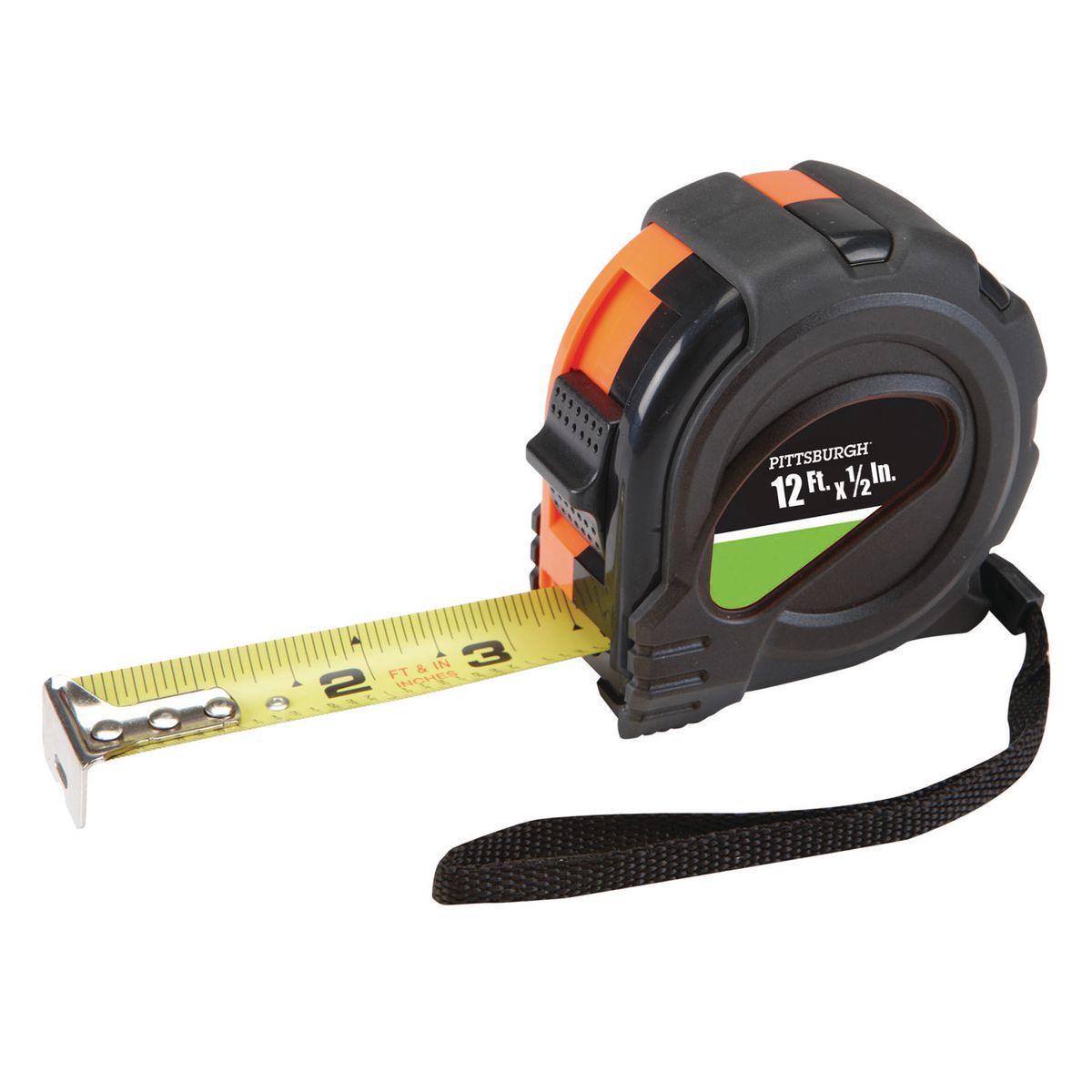 PITTSBURGH 12 ft. x 1/2 in. QuikFind Tape Measure with ABS Casing - Item 62464 / 47732 / 69097