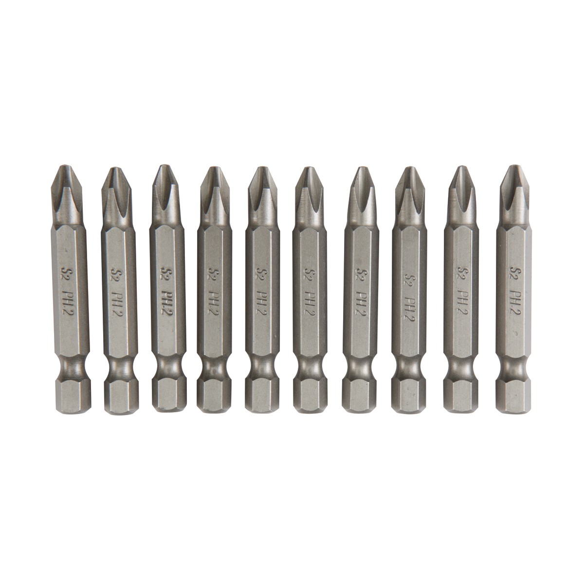 WARRIOR 2 in. PH2 Phillips Insert Bits 10 Pc. - Item 62690 / 43198 / 68462